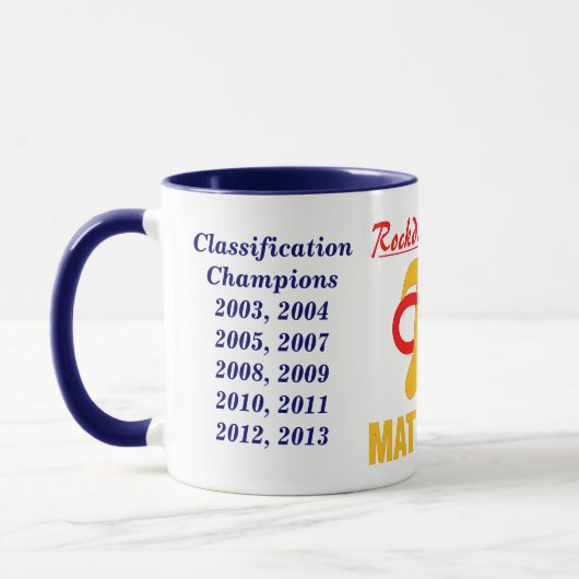 Tasse du championnat d'équipe de mathématiques (Gauche)