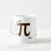 Tasse du chocolat pi de jour de pi (Devant gauche)