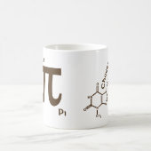 Tasse du chocolat pi de jour de pi (Centre)