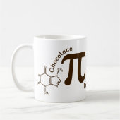 Tasse du chocolat pi de jour de pi (Gauche)