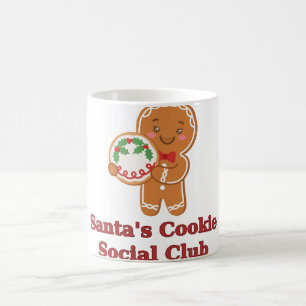 Tasse du Club Social des Cookies de Père Noël