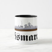 Tasse du cuirassé Bismarck (Centre)