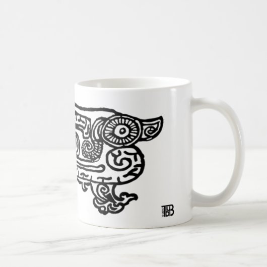 Tasse du dragon 11oz de Cité interdite (Droite)