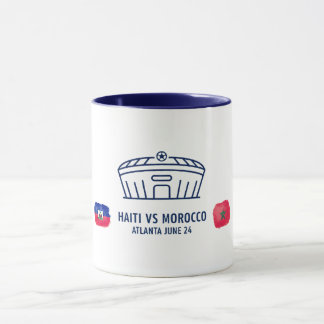 Tasse du drapeau d'aquarelle de la rivalité de foo