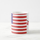 Tasse du drapeau des États-Unis (Centre)