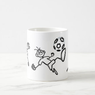 Tasse du football de GuyZ de griffonnage