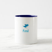 Tasse du gazouillement "FML" (Centre)