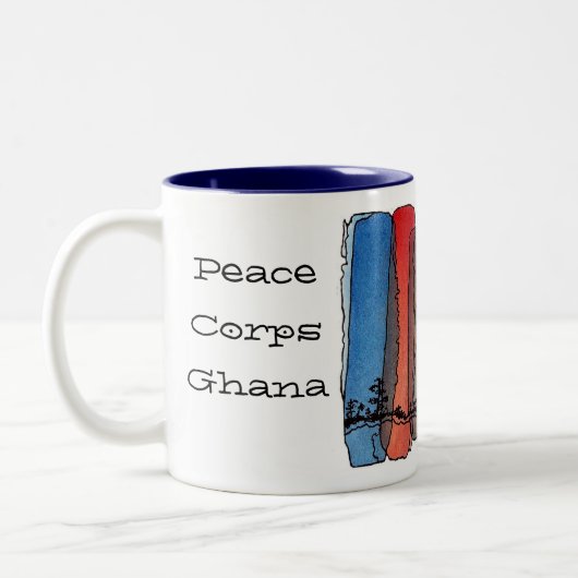Tasse du Ghana de corps de paix (Gauche)
