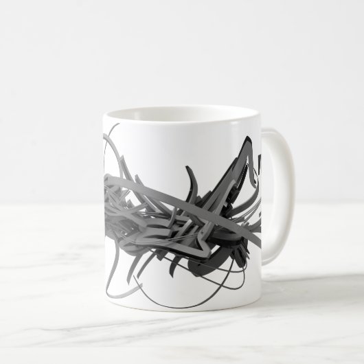 tasse du graffiti 3d (Devant droit)