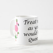 Tasse du jour de mère de Flamant rose (Devant gauche)