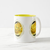 Tasse du jour de mère de rose jaune (Devant droit)