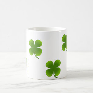 Tasse du jour de St Patrick de shamrock (tasse)