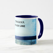 Tasse du LAC de CAYUGA, ITHACA, N.Y. (Devant droit)
