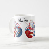 Tasse du Maine de homard de liberté (Devant gauche)