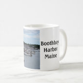 Tasse du Maine de port de Boothbay de "bord de (Devant droit)
