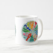 Tasse du mandala de l'amant d'océan (Devant droit)