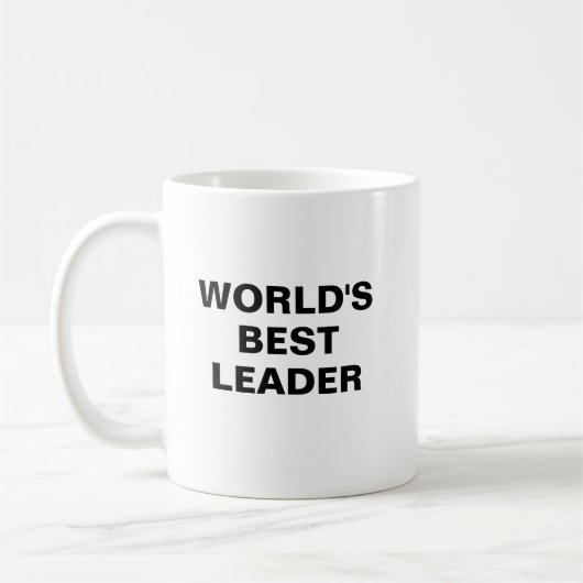 Tasse du meilleur dirigeant du monde (Gauche)