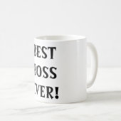 Tasse du "meilleur patron jamais" (Devant droit)