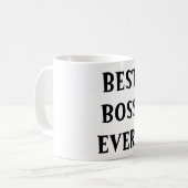 Tasse du "meilleur patron jamais" (Devant gauche)