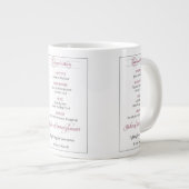 Tasse du menu de Vanessa (Devant droit)