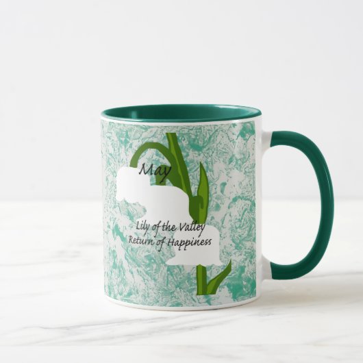 Tasse du muguet de fleur de mai (Droite)