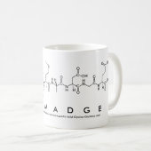 Tasse du nom du peptide Talmadge (Devant droit)