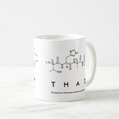 Tasse du nom du peptide thad (Devant droit)