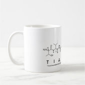 Tasse du nom du peptide tiarnan (Gauche)