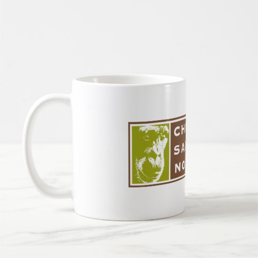 Tasse du nord-ouest du blanc 11oz de sanctuaire de (Gauche)