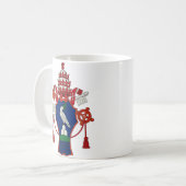 Tasse du pape Pie XII (Devant gauche)