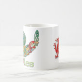 Tasse du Pays de Galles avec le Celtic Knotwork (Centre)