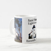 Tasse du phare de Sand Point Escanaba (Devant gauche)