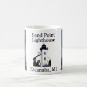 Tasse du phare de Sand Point Escanaba (Centre)