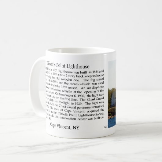 Tasse du phare de Tibbetts Point (Devant gauche)