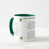 Tasse du plastron de St Patrick (Devant gauche)