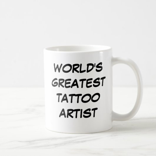 Tasse du plus grand "artiste du tatouage du monde" (Droite)