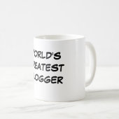 Tasse du plus grand "Blogger du monde" (Devant droit)