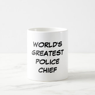 Tasse du plus grand "chef de police du monde"