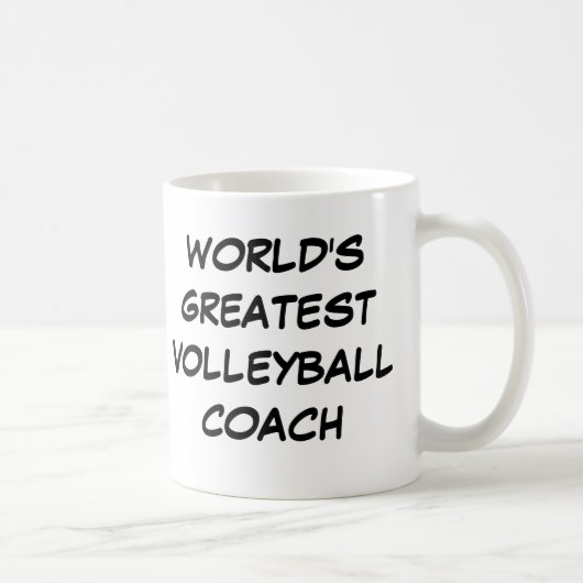 Tasse du plus grand "entraîneur du volleyball du (Droite)