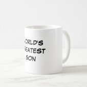 Tasse du plus grand "fils du monde" (Devant droit)