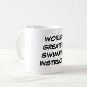 Tasse du plus grand "instructeur de la natation du (Devant gauche)