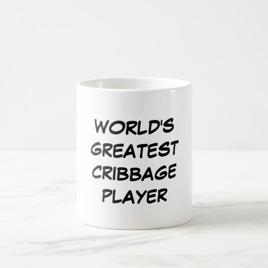 Tasse du plus grand "joueur de Cribbage du monde" (Centre)