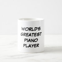 Tasse du plus grand "pianiste du monde"