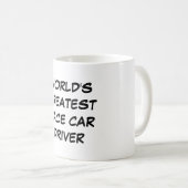 Tasse du plus grand "pilote de voiture de course (Devant droit)