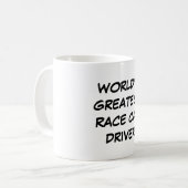 Tasse du plus grand "pilote de voiture de course (Devant gauche)