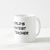 Tasse du plus grand "professeur d'art du monde" (Devant droit)