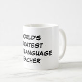 Tasse du plus grand "professeur de langue des (Devant droit)