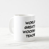Tasse du plus grand "professeur de Woodshop du (Devant gauche)