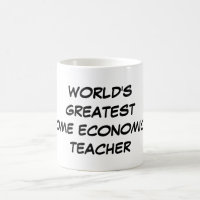 Tasse du plus grand "professeur des économie