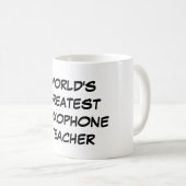 Tasse du plus grand "professeur du saxophone du (Devant droit)
